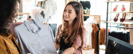 customer making retail return